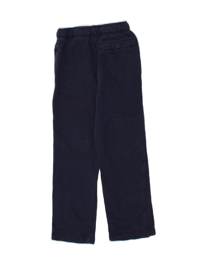 NIKE Boys Graphic Tracksuit Trousers 8-9 Years Small Navy Blue Cotton Vintage Nike and Second-Hand Nike from Messina Hembry 