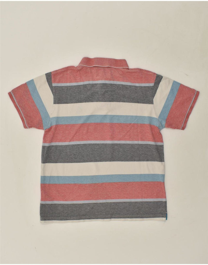 TIMBERLAND Mens Polo Shirt Large Multicoloured Striped Cotton Vintage Timberland and Second-Hand Timberland from Messina Hembry 