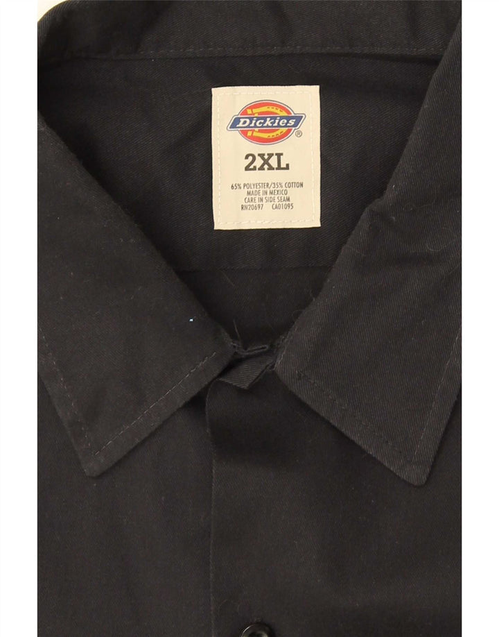 Dickies Mens Shirt 2XL Black Polyester