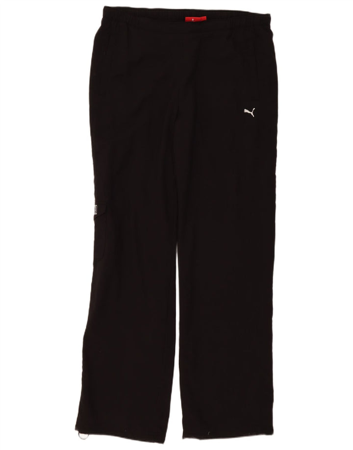 Puma Womens Cargo Tracksuit Trousers UK 18 XL Black Polyester