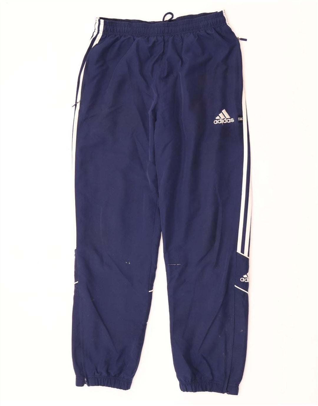 Adidas Mens Tracksuit Trousers Joggers Medium  Navy Blue Polyester