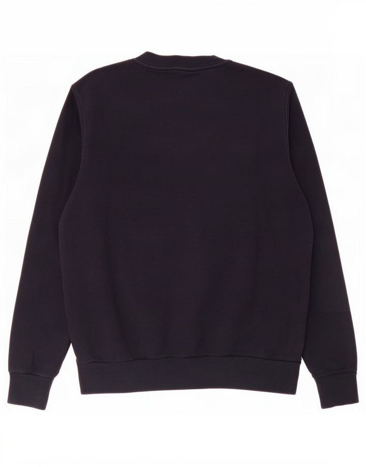 Calvin Klein Mens Graphic Sweatshirt Jumper Medium Navy Blue Colourblock