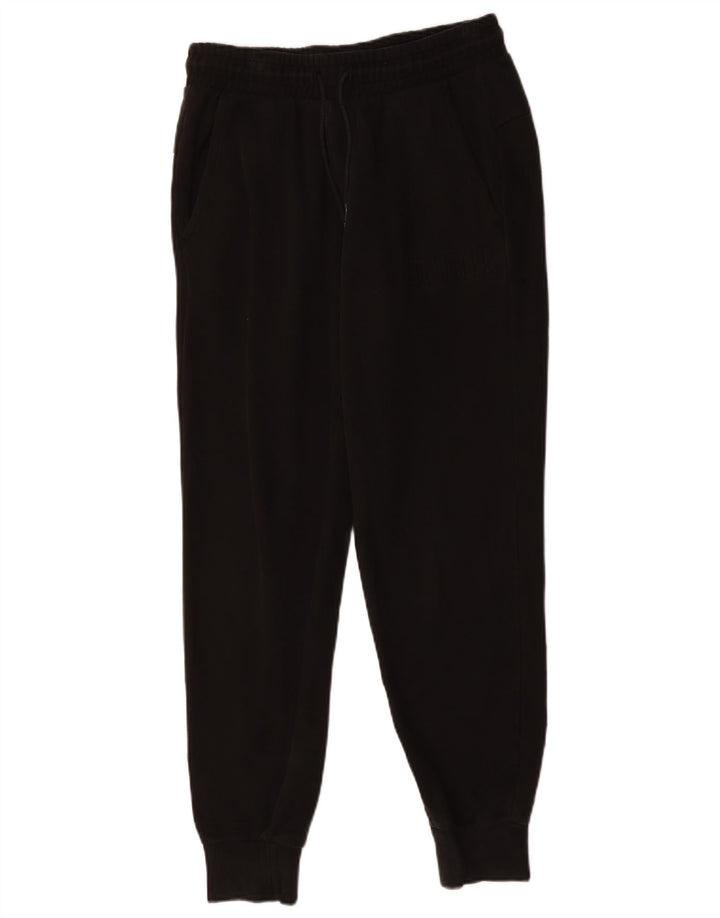PUMA Mens Tracksuit Trousers Joggers Small Black Cotton