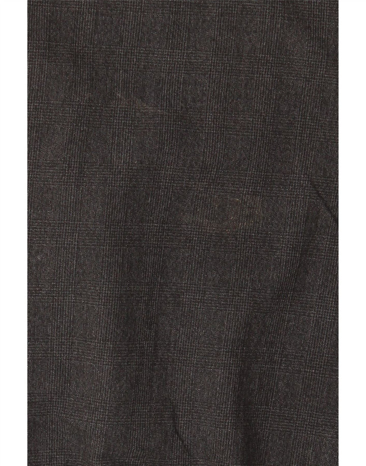 Marks & Spencer Mens Regular Fit Chino Trousers W34 L29 Grey Polyester