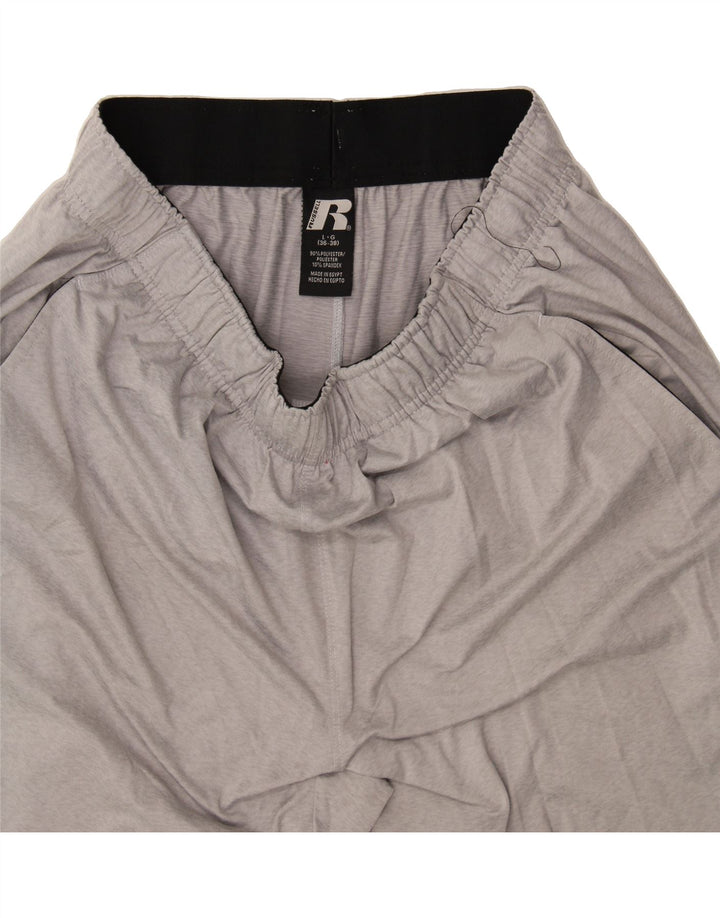 RUSSELL ATHLETIC Mens Sport Shorts Large  Grey Polyester Vintage Russell Athletic and Second-Hand Russell Athletic from Messina Hembry 
