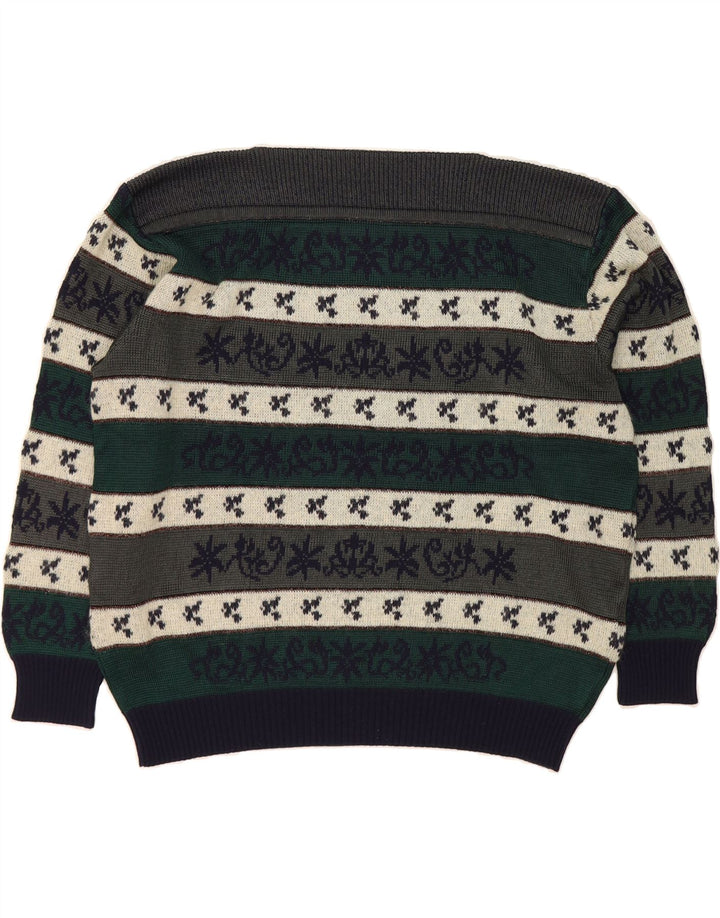 RABE Womens Boat Neck Jumper Sweater EU 46 XL Multicoloured Vintage Rabe and Second-Hand Rabe from Messina Hembry 