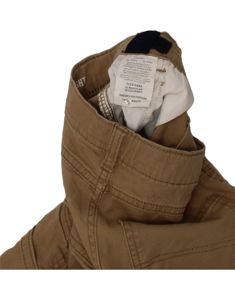 WRANGLER Boys Cargo Shorts 9-10 Years W24 Brown Cotton Vintage Wrangler and Second-Hand Wrangler from Messina Hembry 