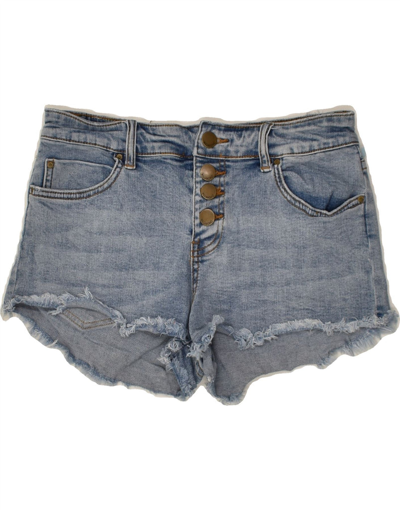 BILLABONG Womens Denim Hot Pants W28 Medium  Blue Cotton | Vintage Billabong | Thrift | Second-Hand Billabong | Used Clothing | Messina Hembry 