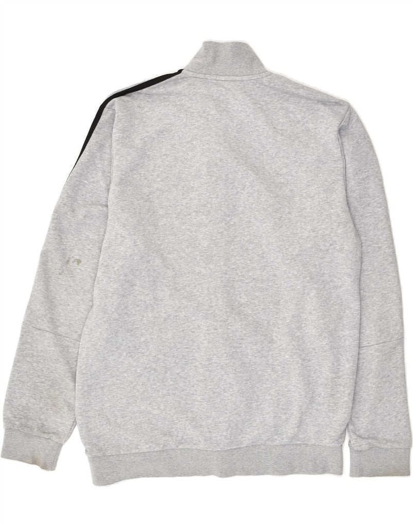 ADIDAS Mens Tracksuit Top Jacket UK 44/46 Large Grey Cotton | Vintage Adidas | Thrift | Second-Hand Adidas | Used Clothing | Messina Hembry 