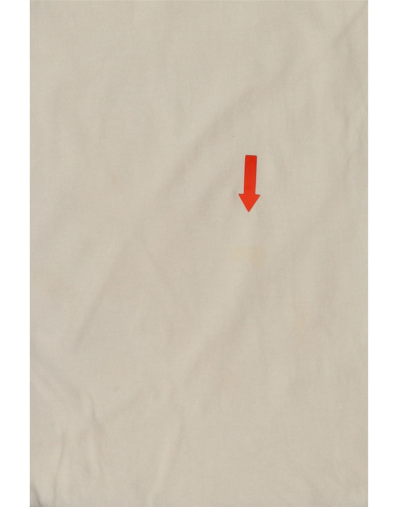 LOTTO Mens Graphic T-Shirt Top Large Black Colourblock Cotton Vintage Lotto and Second-Hand Lotto from Messina Hembry 