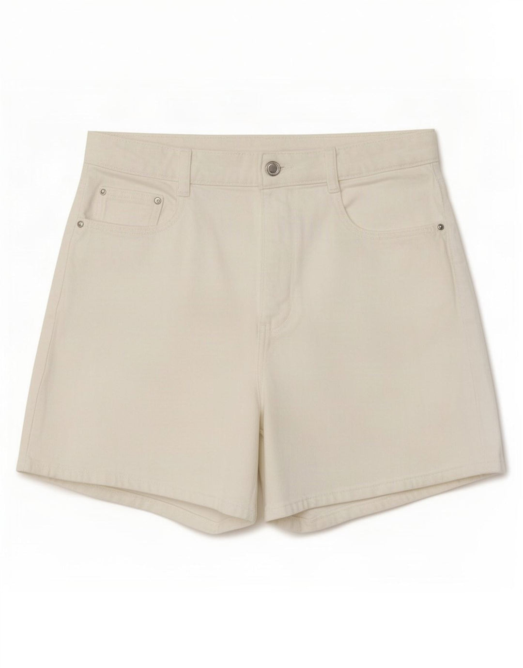 Zara Womens Denim Shorts EU 40 Medium W30 White