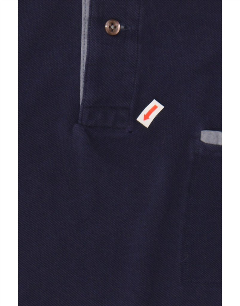 LACOSTE Mens Classic Fit Long Sleeve Polo Shirt Size 6 XL Navy Blue Cotton Vintage Lacoste and Second-Hand Lacoste from Messina Hembry 