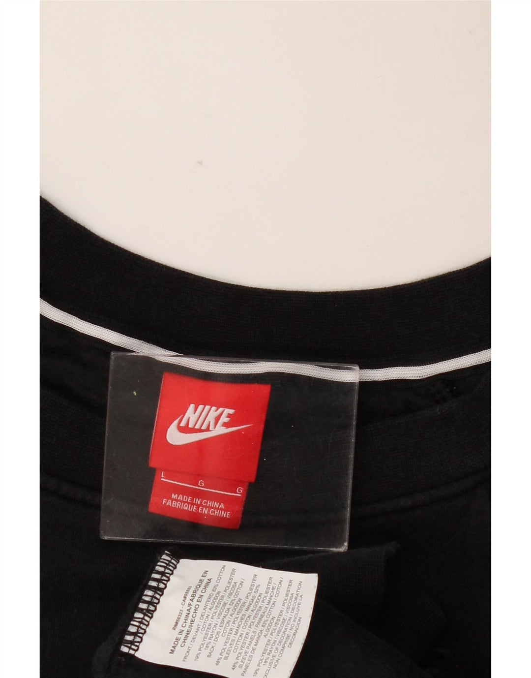 Nike Womens Sweatshirt Jumper Large Black Cotton
