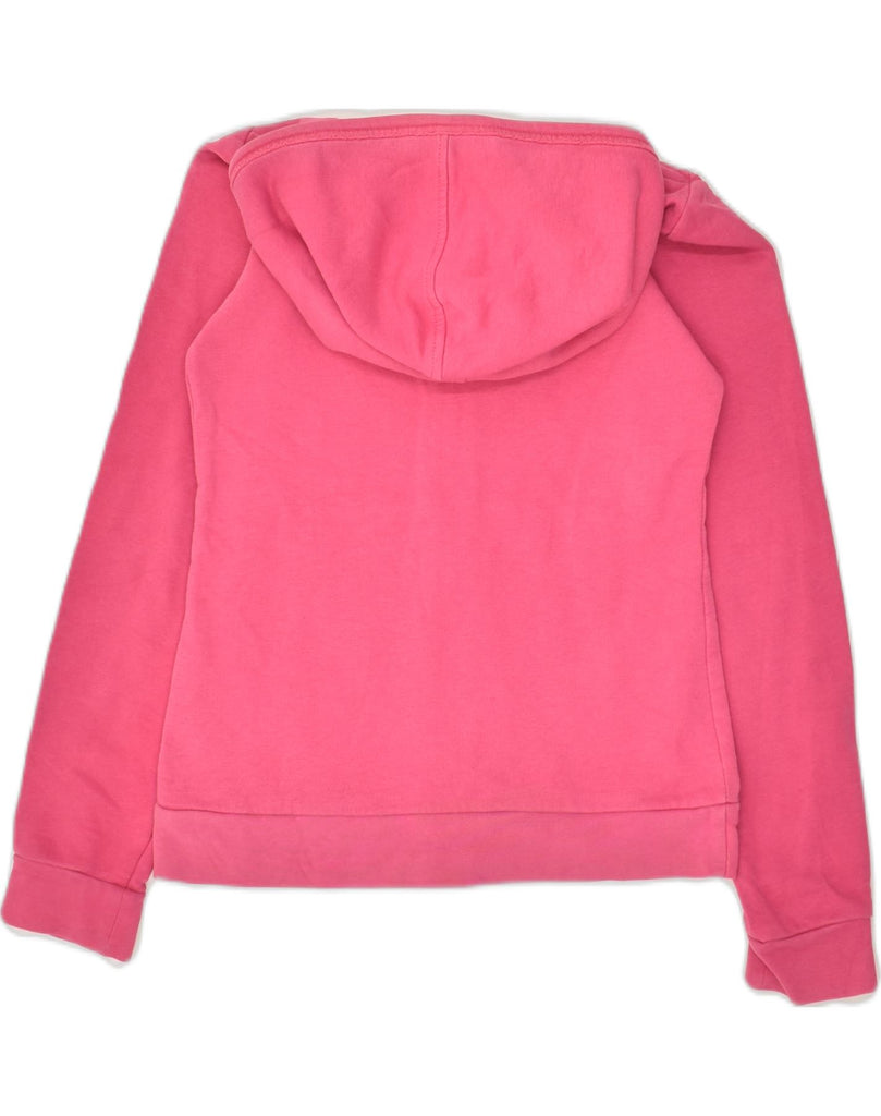 CHAMPION Girls Graphic Zip Hoodie Sweater 9-10 Years Medium  Pink Cotton | Vintage Champion | Thrift | Second-Hand Champion | Used Clothing | Messina Hembry 