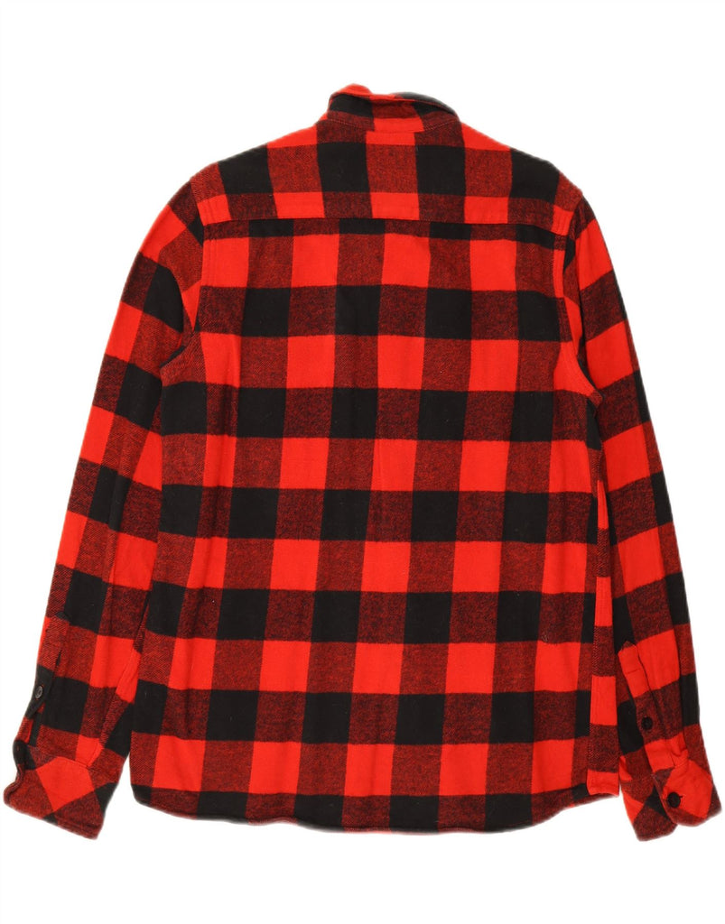 DICKIES Mens Flannel Shirt Medium Red Check Vintage Dickies and Second-Hand Dickies from Messina Hembry 