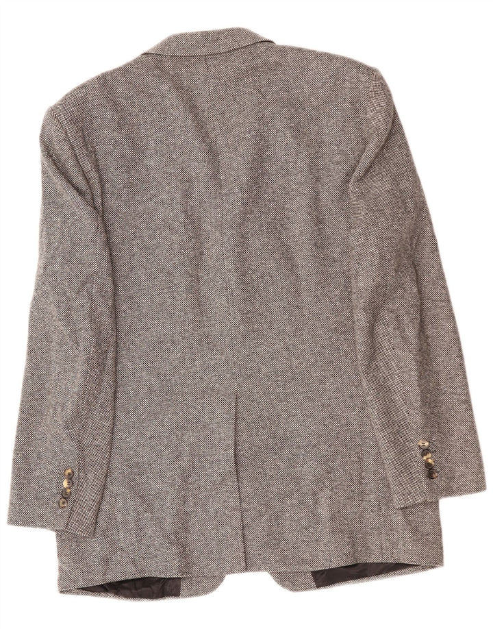 KARL LAGERFELD Mens 3 Button Blazer Jacket UK 40 Large Grey Wool