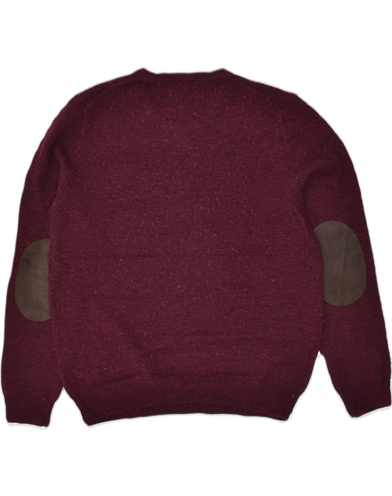 J. CREW Mens Slim Fit Crew Neck Jumper Sweater XL Burgundy | Vintage J. Crew | Thrift | Second-Hand J. Crew | Used Clothing | Messina Hembry 