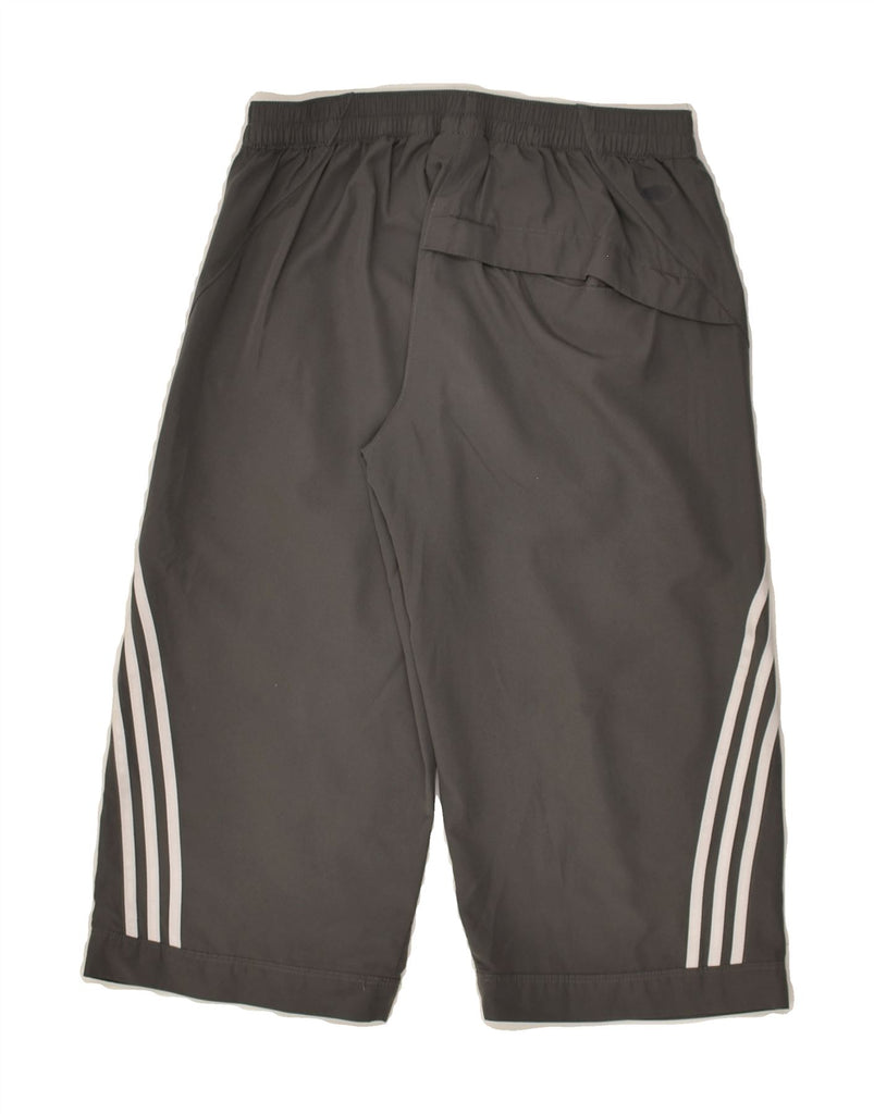 ADIDAS Boys Sport Shorts 9-10 Years Grey Polyester | Vintage Adidas | Thrift | Second-Hand Adidas | Used Clothing | Messina Hembry 