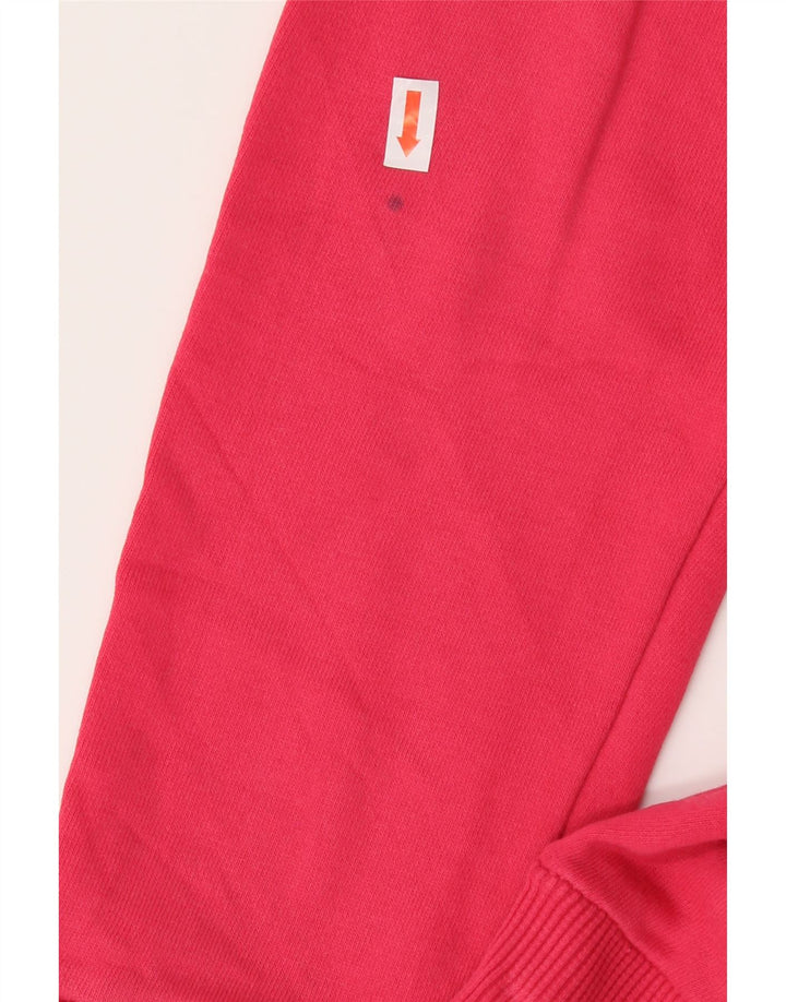 REEBOK Womens Hoodie Jumper UK 10 Small  Pink Cotton Vintage Reebok and Second-Hand Reebok from Messina Hembry 