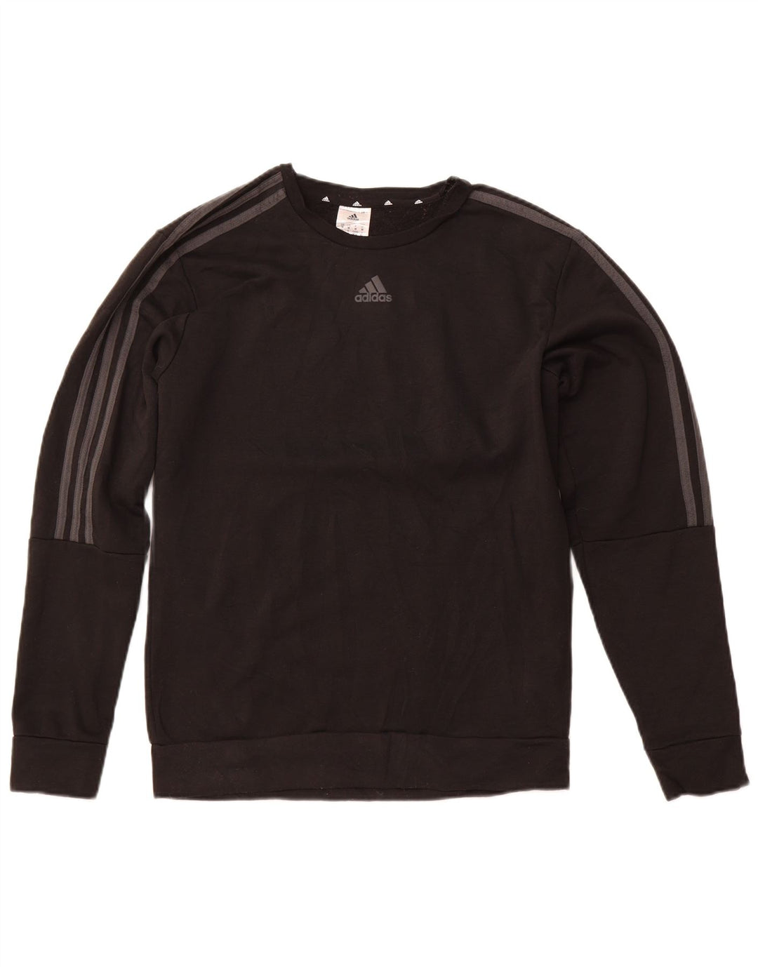 ADIDAS Mens Sweatshirt Jumper Medium Black Polyester