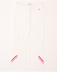 SERGIO TACCHINI Womens Tracksuit Trousers IT 46 Large White Cotton