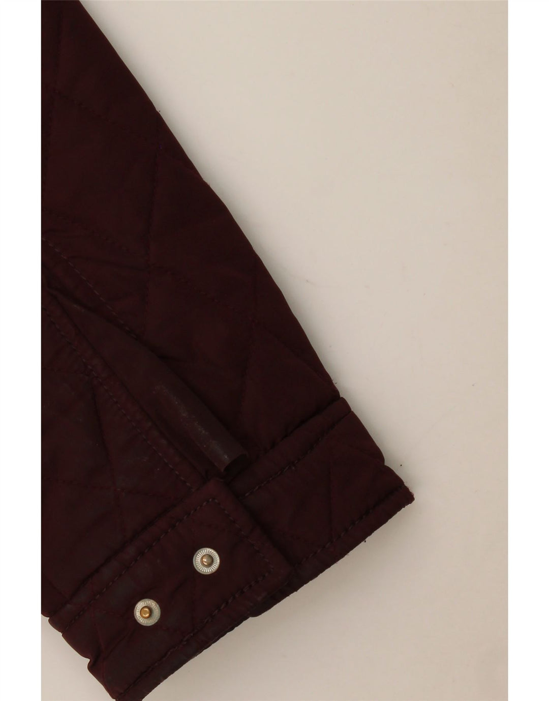Zara Mens Quilted Jacket UK 44 2XL Burgundy