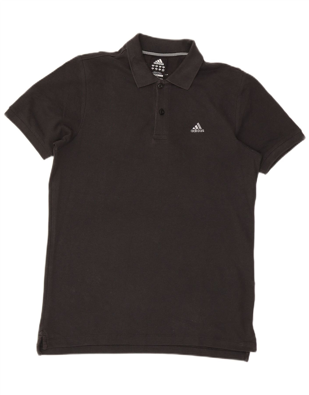 Adidas Mens Clima 365 Polo Shirt Medium Black Cotton