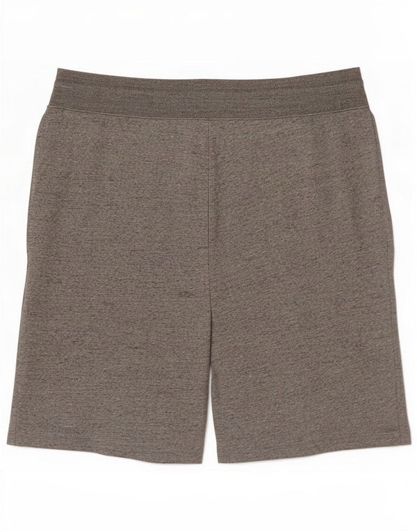 Eddie Bauer Womens Sport Shorts UK 16 Large Grey Flecked Cotton
