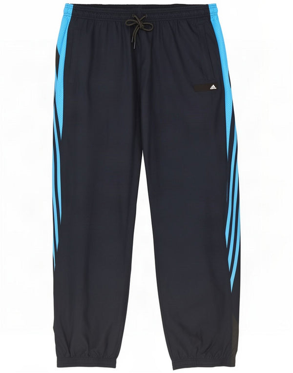 Adidas Mens Tracksuit Trousers Joggers 2XL Navy Blue Colourblock Sports