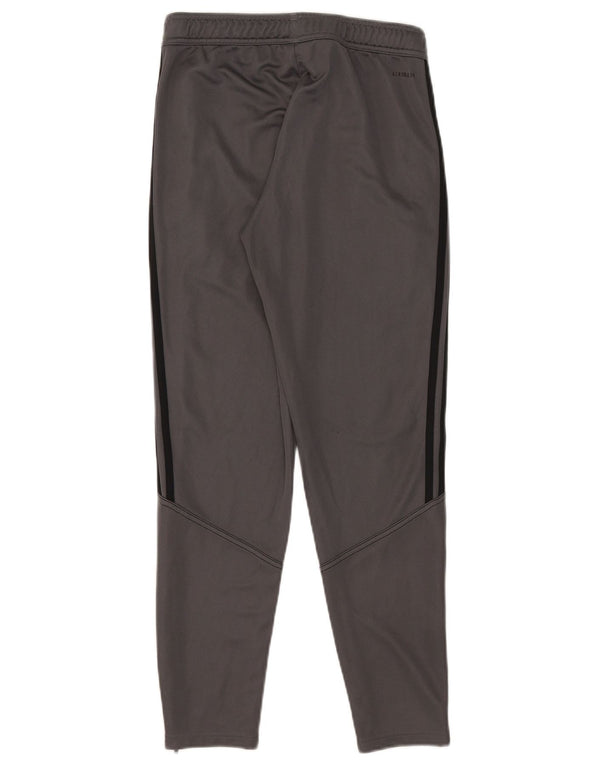 Adidas Mens Aeroready Tracksuit Trousers Medium Grey Polyester