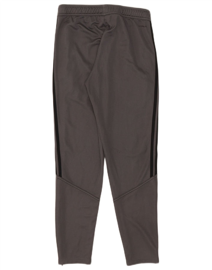 Adidas Mens Aeroready Tracksuit Trousers Medium Grey Polyester