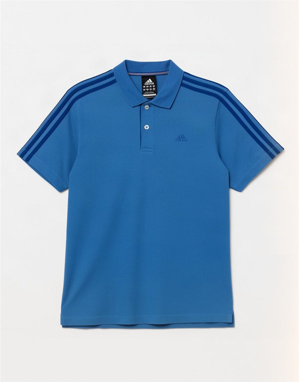 Adidas Mens Clima 365 Polo Shirt Small Blue Cotton