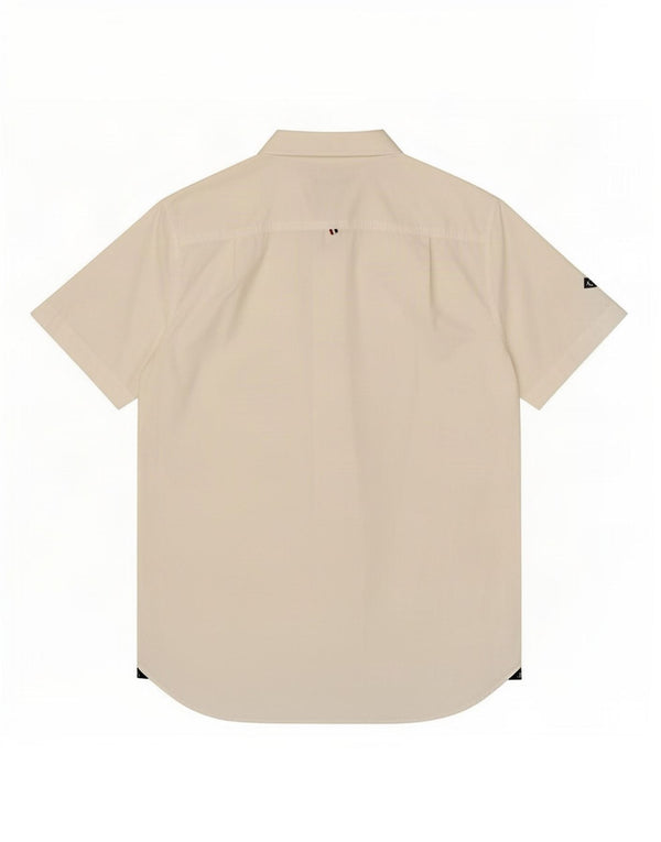 Superdry Mens Short Sleeve Shirt Large White Cotton