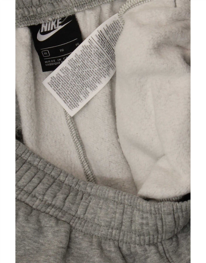 Nike Mens Tracksuit Trousers Joggers XL Grey Cotton
