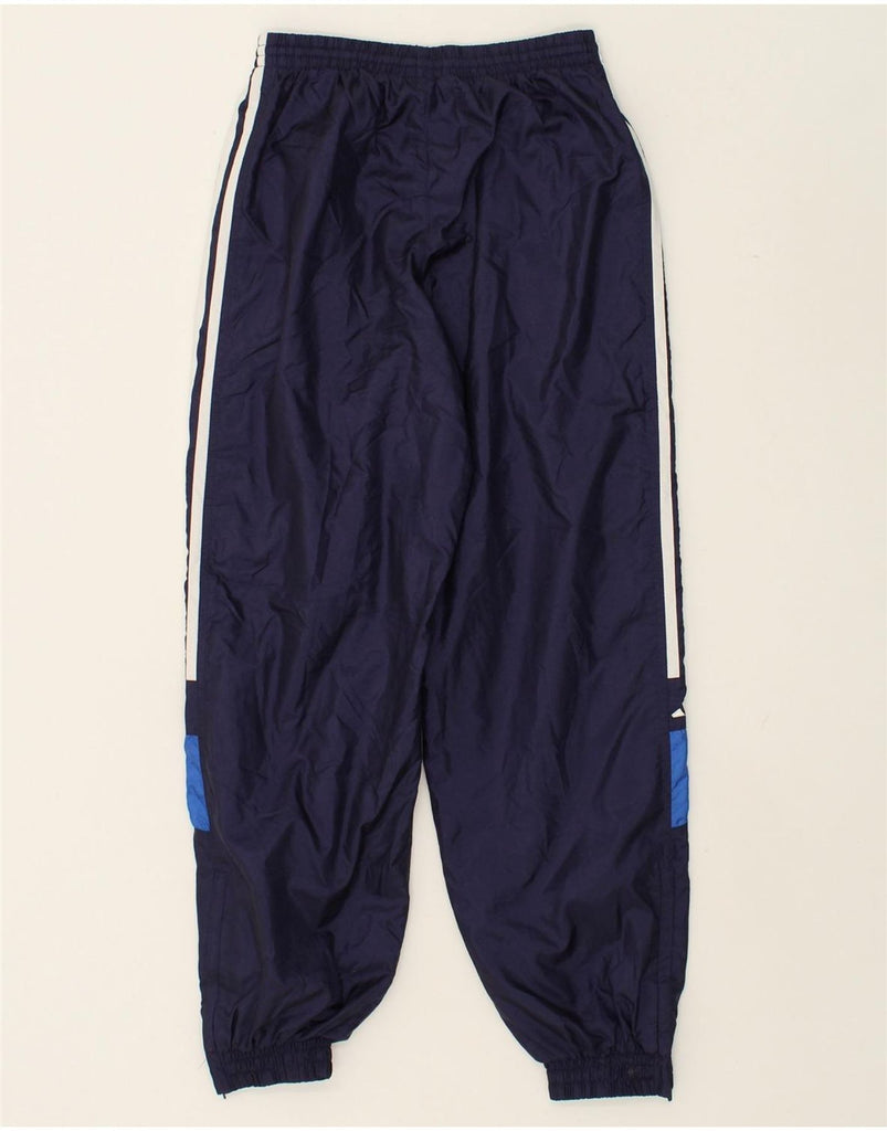 ADIDAS Boys Graphic Tracksuit Trousers Joggers 11-12 Years Large Navy Blue | Vintage Adidas | Thrift | Second-Hand Adidas | Used Clothing | Messina Hembry 