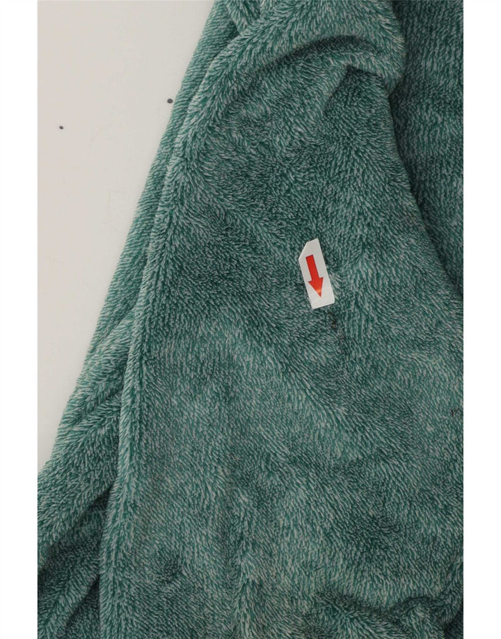 Weird Fish Womens Fleece Jacket UK 10 Small Green Polyester