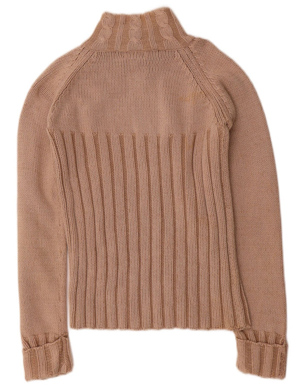 Timberland Boys Cardigan Sweater 15-16 Years Beige Cotton