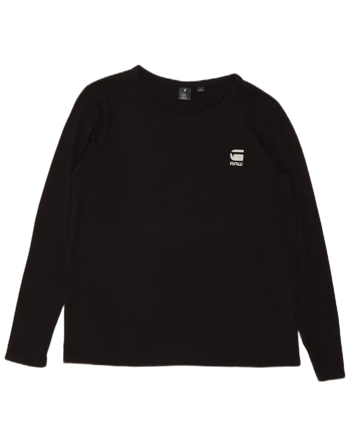 G-STAR Mens Top Long Sleeve Large Black