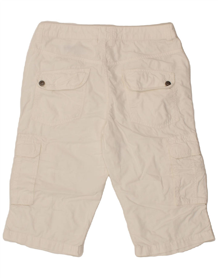 CLOCK HOUSE Mens Cargo Shorts W30 Medium White Vintage CLOCK HOUSE and Second-Hand CLOCK HOUSE from Messina Hembry 
