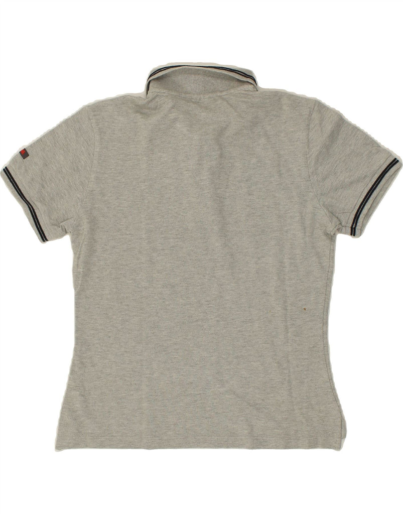 SLAM Mens Polo Shirt Large Grey Cotton | Vintage Slam | Thrift | Second-Hand Slam | Used Clothing | Messina Hembry 