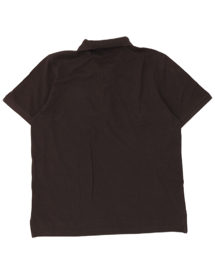 Lotto Mens Polo Shirt 2XL Black Cotton