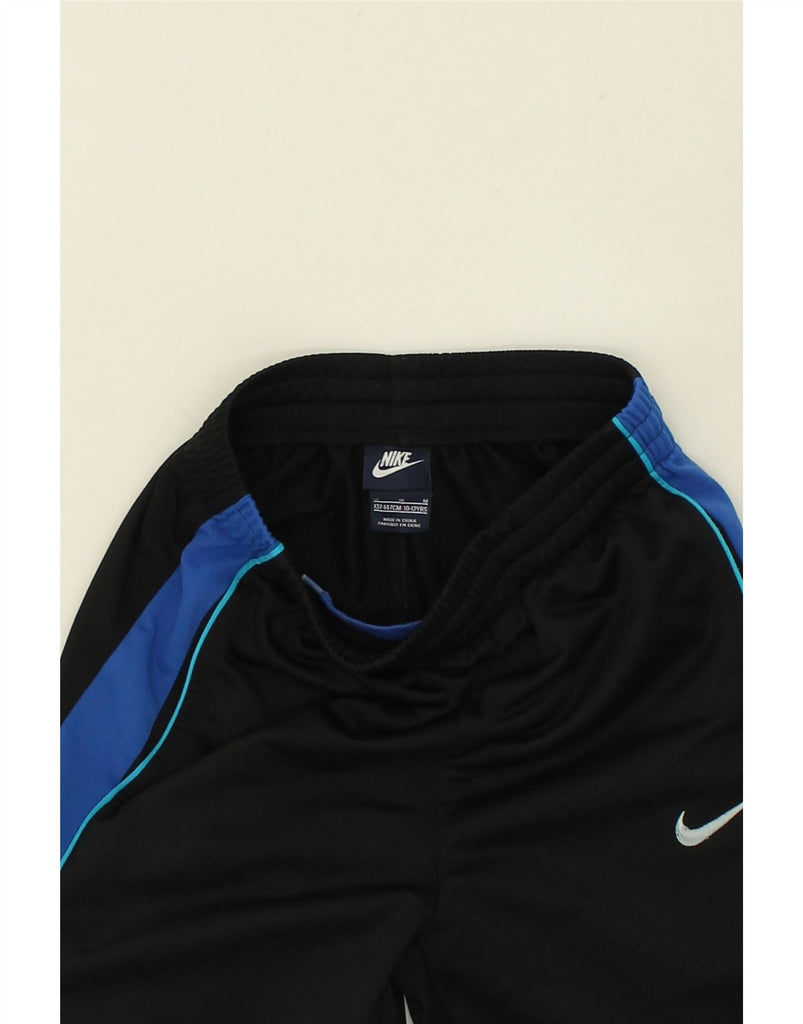 NIKE Boys Dri Fit Tracksuit Trousers 10-11 Years Medium  Black Polyester | Vintage Nike | Thrift | Second-Hand Nike | Used Clothing | Messina Hembry 