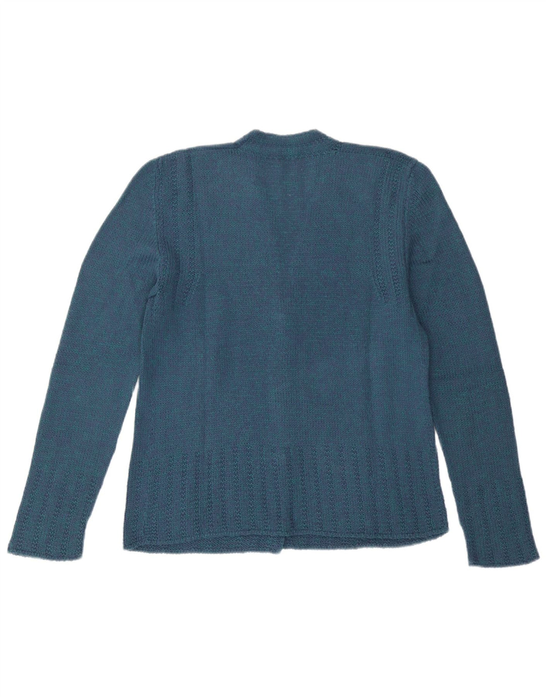 Vintage Womens Cardigan Sweater UK 12 Medium Blue