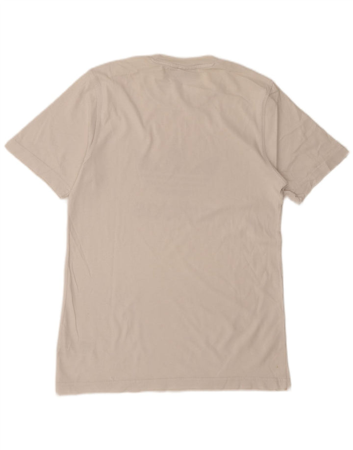 ADIDAS Mens Graphic T-Shirt Top Small White Cotton