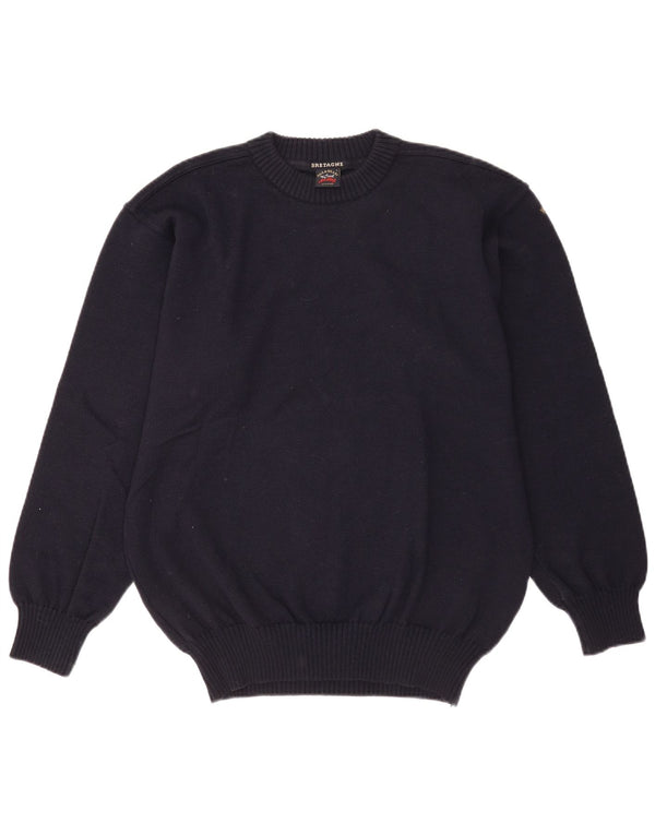 Paul & Shark Mens Yachting Crew Neck Jumper Sweater Large Navy Blue