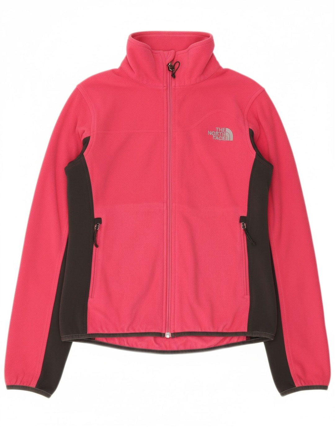 THE NORTH FACE Womens Fleece Jacket UK 6 XS Pink Colourblock Polyester