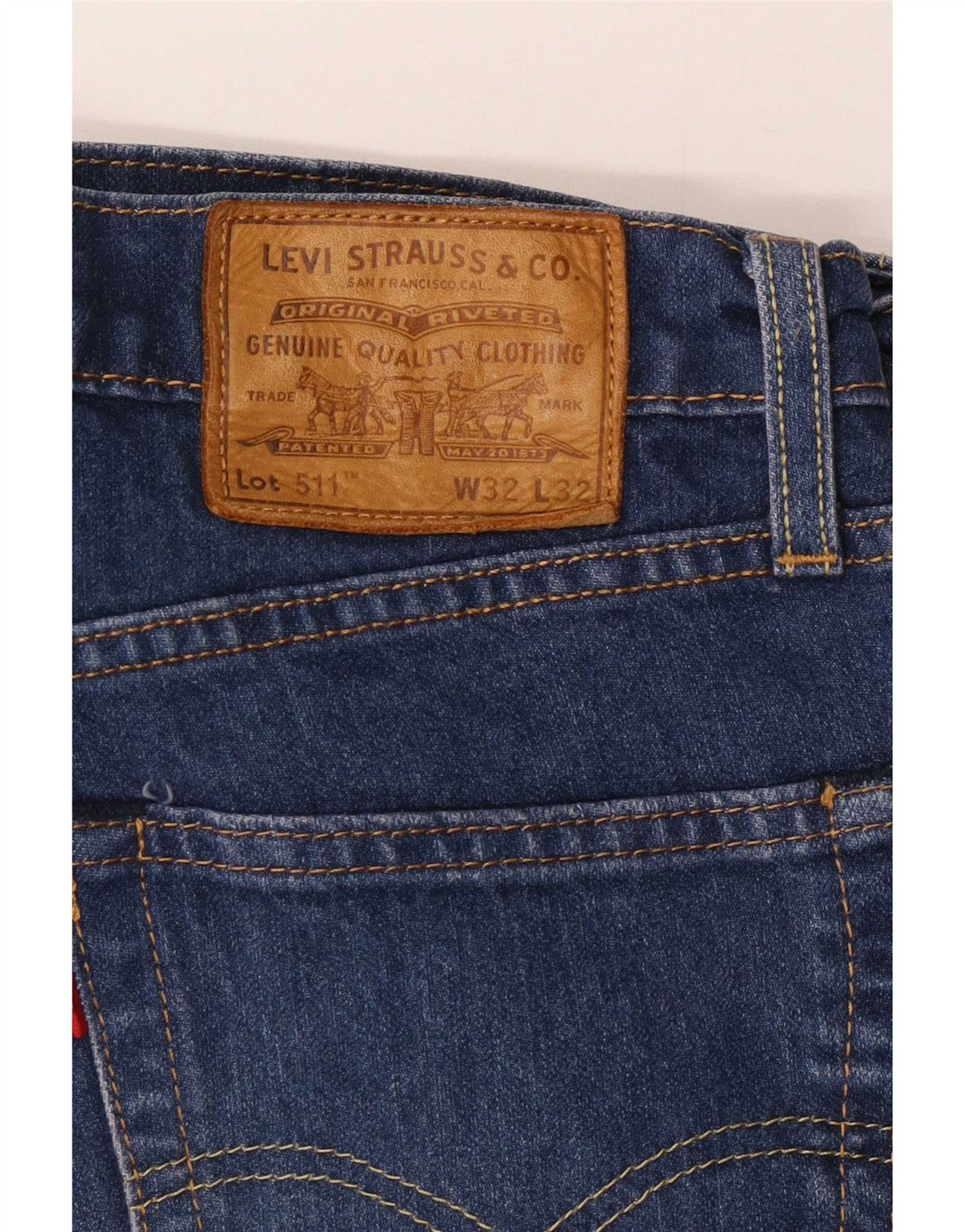 Levi's Mens 511 Slim Jeans W32 L32 Blue