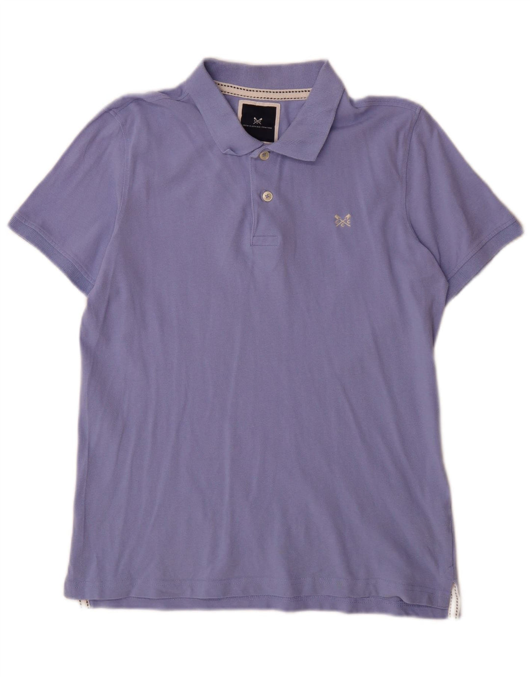 Crew Clothing Mens Polo Shirt Medium Purple Cotton