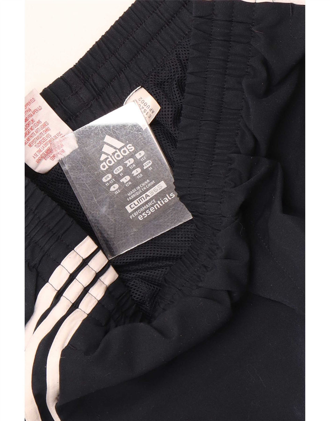 Adidas Boys Clima 365 Tracksuit Trousers 11-12 Years Navy Blue Polyester
