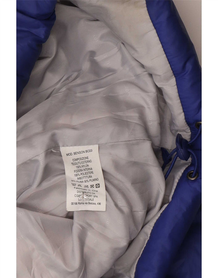 Best Company Mens Padded Jacket UK 38 Medium Blue Nylon